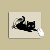 Mouse Mat Cat Mause Pad Cute Cartoon Gaming Pad Anti-slip Padding Office Accessories for Desk Simple Mousepad Small Table Pads