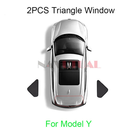 Privacy Sun Shade for Tesla Model 3 Y Custom-Fit Car Side Window Sunshade Blind Shading for Camping Hiking Rest Accessories