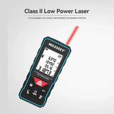 MILESEEY X6 Laser tape measure 40M 60M 80M 100M, Professional Rangefinder with angle display for DIY, Decorating, Building