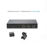 FTTH EPON OLT Fiber Optic Equipment, 2Port, PX20 +++, GBIC, Transmission 20km, Online, 128,Web Management