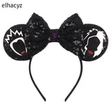 10Pcs/Lot New Colors Mouse Ears Headband Women Festival Party Cosplay Hairband Girls Gift Kids DIY Hair Accessories Wholesale