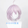 Senju Kawaragi Cosplay Wig Anime Tokyo Revengers Senju Kawaragi Purple Pink Short Heat Resistant Synthetic Hair Halloween Wigs