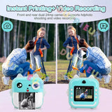 Children Polaroid Kids Camera Instant Print Mini Digital Video Camera for Kids 1080P HD Screen Outdoor Toy Print Thermal Paper