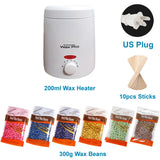 Wax Heater Machine for Hair Removal Paraffin Warmer Depilation Kit Waxing Melting Depilatory Dipping Pot