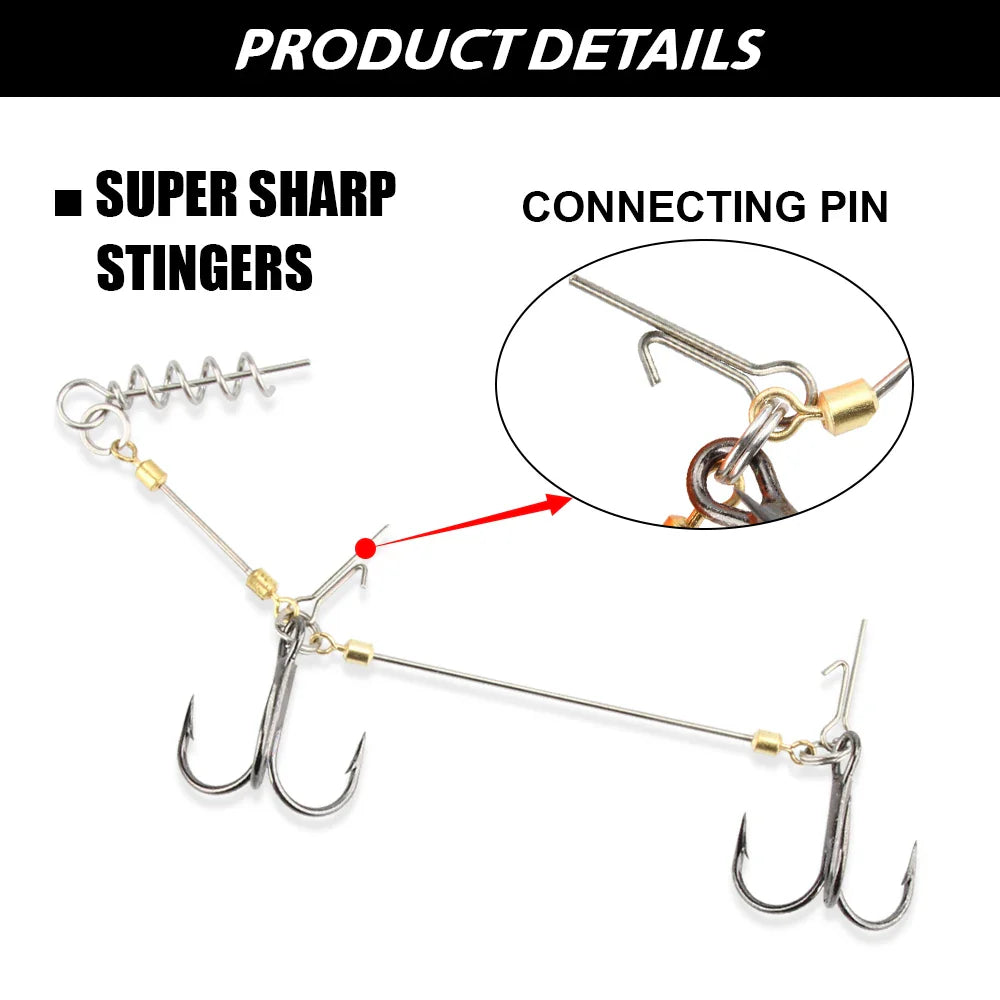 Spinpoler Big Fish Soft Fishing Lure With Stinger Rig Hook Set 14cm/18cm Jigging Trolling For Saltwater Sea Fishing Tackle Pesca