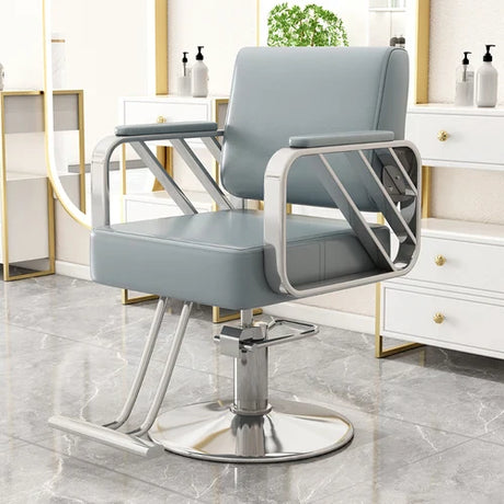 Gold Salon Beauty Barber Chair Luxury Personalized Lifter Classic Chair Swivel Cheap Minimalist Fashionable Cadeira Furniture