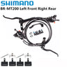 Shimano MT200 Brake BL BR MTB E-bike Hydraulic Disc Brake Bicycle Electric Bike Brake Left Front Right Rear Brake