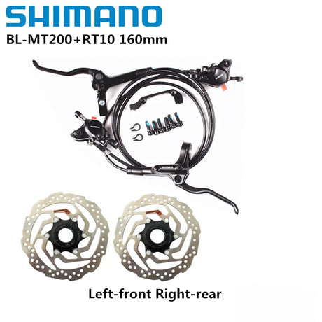 Shimano MT200 Brake BL BR MTB E-bike Hydraulic Disc Brake Bicycle Electric Bike Brake Left Front Right Rear Brake