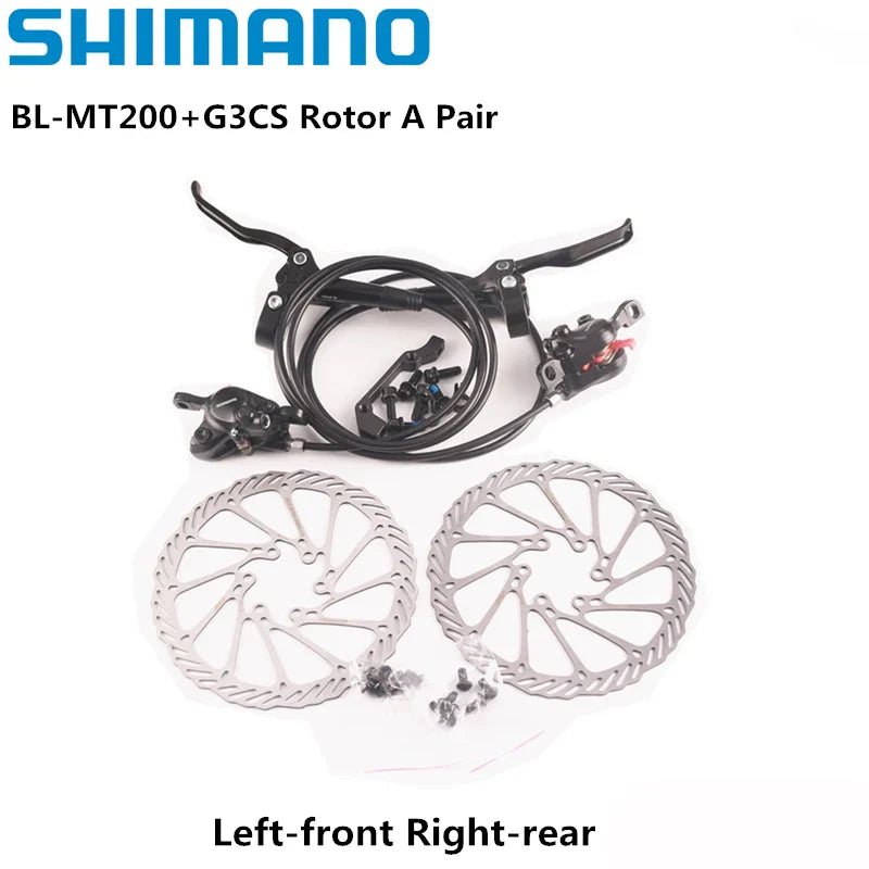 Shimano MT200 Brake BL BR MTB E-bike Hydraulic Disc Brake Bicycle Electric Bike Brake Left Front Right Rear Brake