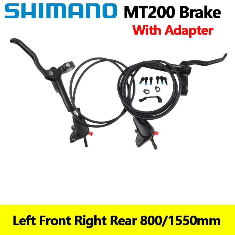 Shimano MT200 Brake BL BR MTB E-bike Hydraulic Disc Brake Bicycle Electric Bike Brake Left Front Right Rear Brake