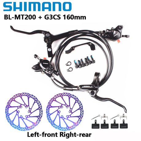 Shimano MT200 Brake BL BR MTB E-bike Hydraulic Disc Brake Bicycle Electric Bike Brake Left Front Right Rear Brake