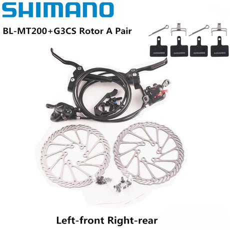 Shimano MT200 Brake BL BR MTB E-bike Hydraulic Disc Brake Bicycle Electric Bike Brake Left Front Right Rear Brake