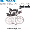 Shimano MT200 Brake BL BR MTB E-bike Hydraulic Disc Brake Bicycle Electric Bike Brake Left Front Right Rear Brake