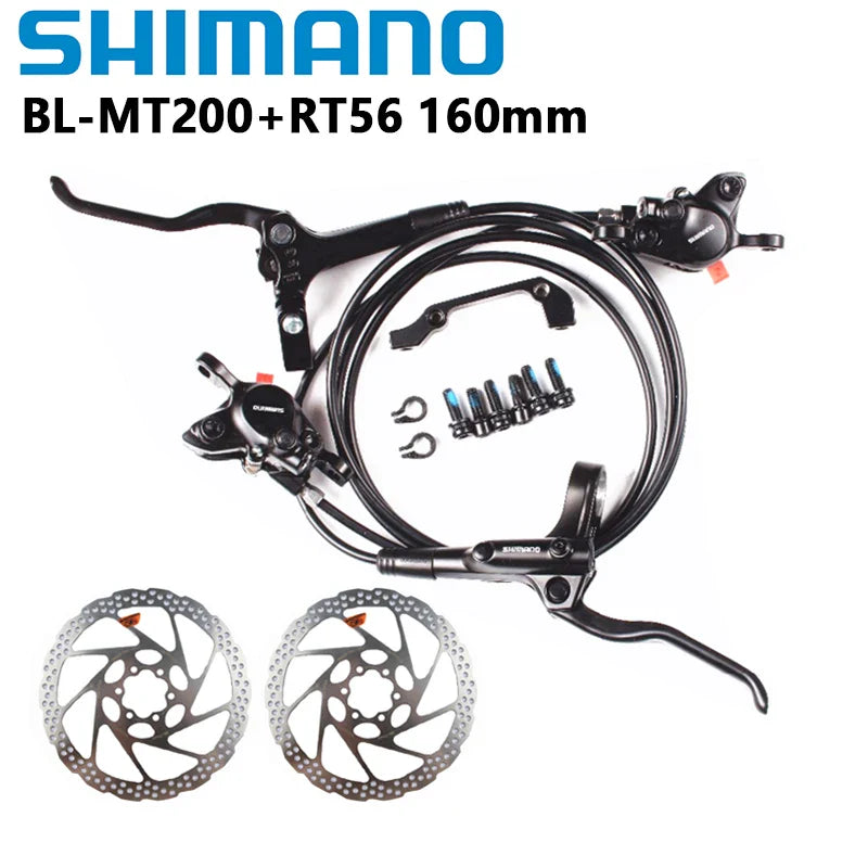 Shimano MT200 Brake BL BR MTB E-bike Hydraulic Disc Brake Bicycle Electric Bike Brake Left Front Right Rear Brake