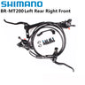 Shimano MT200 Brake BL BR MTB E-bike Hydraulic Disc Brake Bicycle Electric Bike Brake Left Front Right Rear Brake