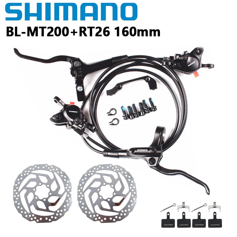 Shimano MT200 Brake BL BR MTB E-bike Hydraulic Disc Brake Bicycle Electric Bike Brake Left Front Right Rear Brake