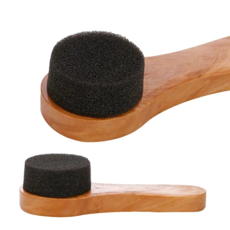 Shoe Brush Shoe Care Shoes Brush Polishing & Cleaning with Pu Leather Sleek Elegant for Case for Trave