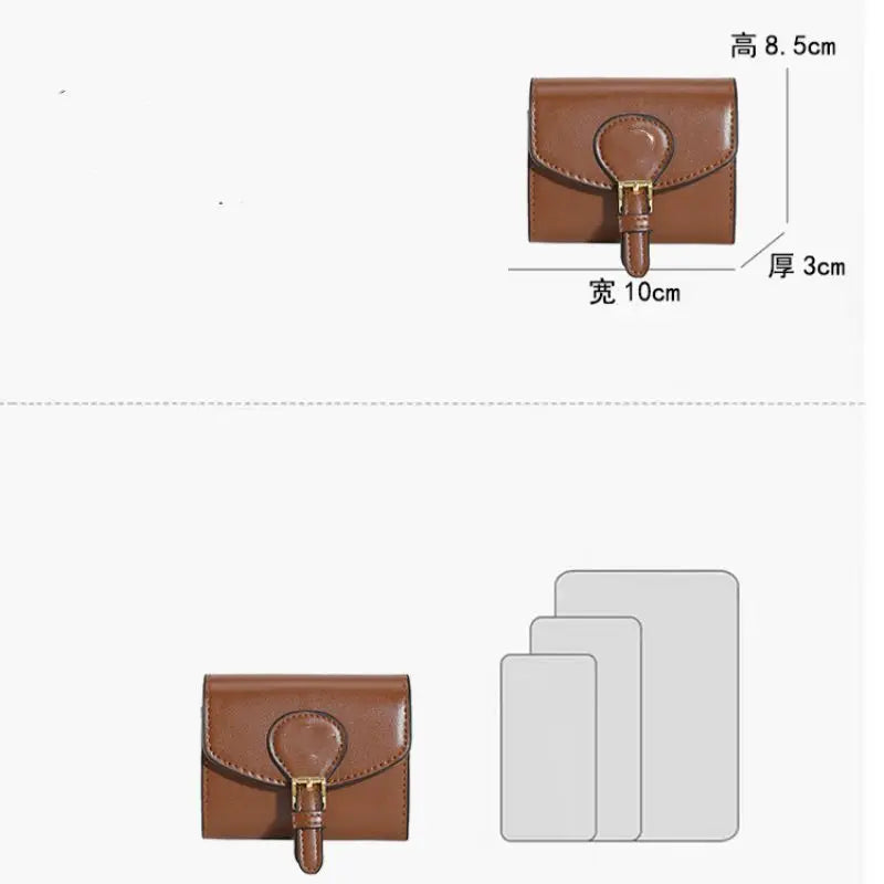 Short and Fashionable Multi Card Bag Fashion Women’s Short Wallet Ladies Small Card Holder Pattern Cute Female Coin Bags