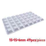 Silicone Furniture Pads Square Self-Adhesive Stick Bumper Pad Shock Absorber Feet Mat for Glass Speaker Laptop Furniture Parts