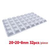 Silicone Furniture Pads Square Self-Adhesive Stick Bumper Pad Shock Absorber Feet Mat for Glass Speaker Laptop Furniture Parts