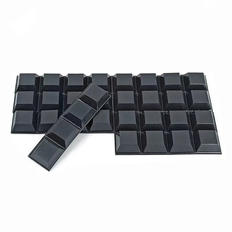 Silicone Furniture Pads Square Self-Adhesive Stick Bumper Pad Shock Absorber Feet Mat for Glass Speaker Laptop Furniture Parts