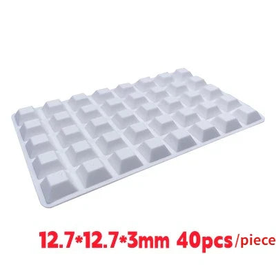 Silicone Furniture Pads Square Self-Adhesive Stick Bumper Pad Shock Absorber Feet Mat for Glass Speaker Laptop Furniture Parts