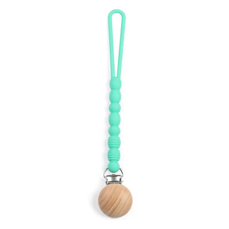 Silicone Pacifier Clips Holder Chain For Newborn Teething Soother Chew Dummy Chains Nipple Holder Anti-drop Chain Baby Items