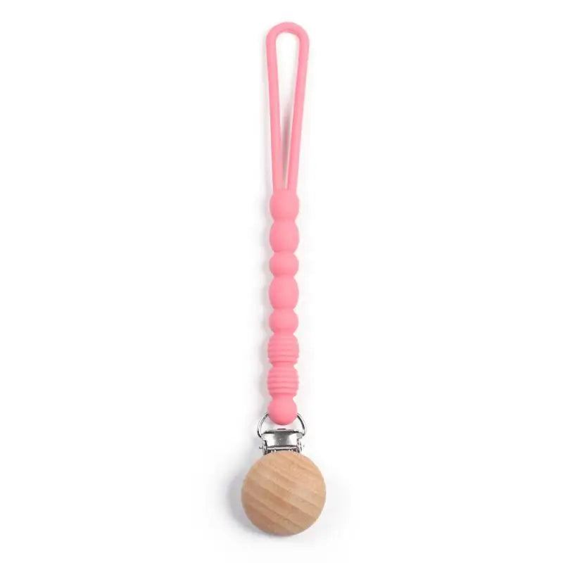 Silicone Pacifier Clips Holder Chain For Newborn Teething Soother Chew Dummy Chains Nipple Holder Anti-drop Chain Baby Items