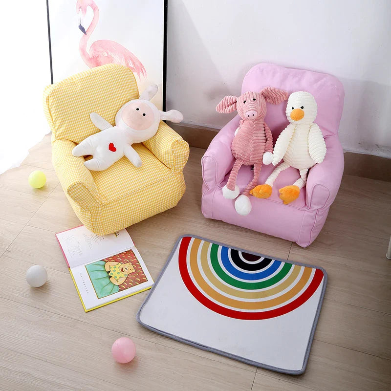 Sillas De Comedor Silla Infantil Cloth Art Children Lazy Sofa Chair Kindergarten Early Education Agency Baby Cute Cartoon Stool