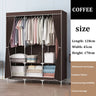 Simple Clothes Storage Wardrobe Moisture&Dust Prevention Home Clothes Hanging Rack Stable Load-bearing Modern Organizer Cabinet