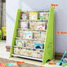 Simple Floorstanding Children’s Bookshelf Environmental Protection Student Bookcase Picture Book Storage Rack for Kindergarten