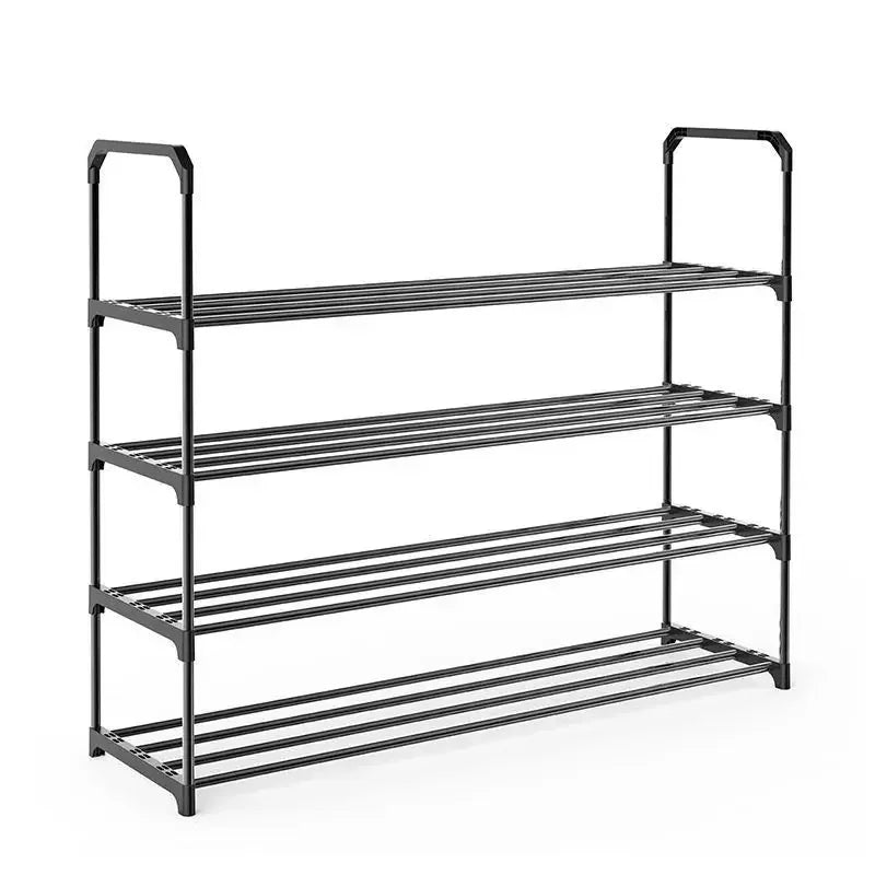 Simple Multilayer Shoe Rack Assembly Shoe Cabinets Reinforced Steel Tube Frame Shoe Shelves Space-saving Large-capacity Cabinet