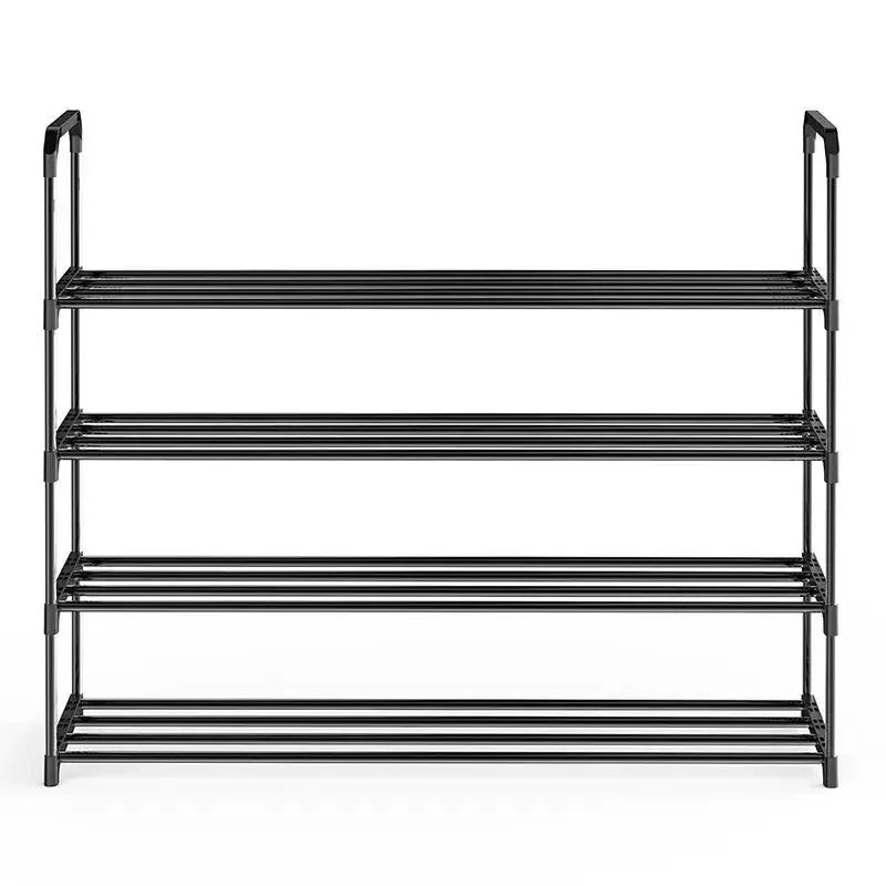 Simple Multilayer Shoe Rack Assembly Shoe Cabinets Reinforced Steel Tube Frame Shoe Shelves Space-saving Large-capacity Cabinet