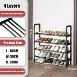 Simple Shoe Rack DIY Easy Assemble Dustproof Boots Organizer Stand Holder Space-Saving Shoes Storage Shelf Entryway Shoe Cabinet