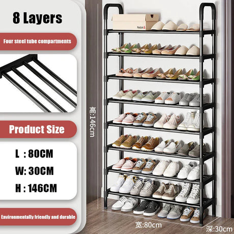 Simple Shoe Rack DIY Easy Assemble Dustproof Boots Organizer Stand Holder Space-Saving Shoes Storage Shelf Entryway Shoe Cabinet