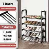 Simple Shoe Rack DIY Easy Assemble Dustproof Boots Organizer Stand Holder Space-Saving Shoes Storage Shelf Entryway Shoe Cabinet