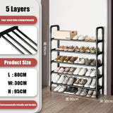 Simple Shoe Rack DIY Easy Assemble Dustproof Boots Organizer Stand Holder Space-Saving Shoes Storage Shelf Entryway Shoe Cabinet