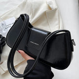 Simple Shoulder Underarm Bags for Women Texture Pu Leather Crossbody Bag 2023 Spring Summer Fashion All-match Handbag