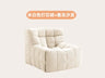 Single Sofa Waffle Couch Couch Light Luxury Simple Small Balcony Corduroy Suede Lazy Couch Lounge Chair