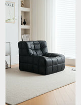 Single Sofa Waffle Couch Couch Light Luxury Simple Small Balcony Corduroy Suede Lazy Couch Lounge Chair