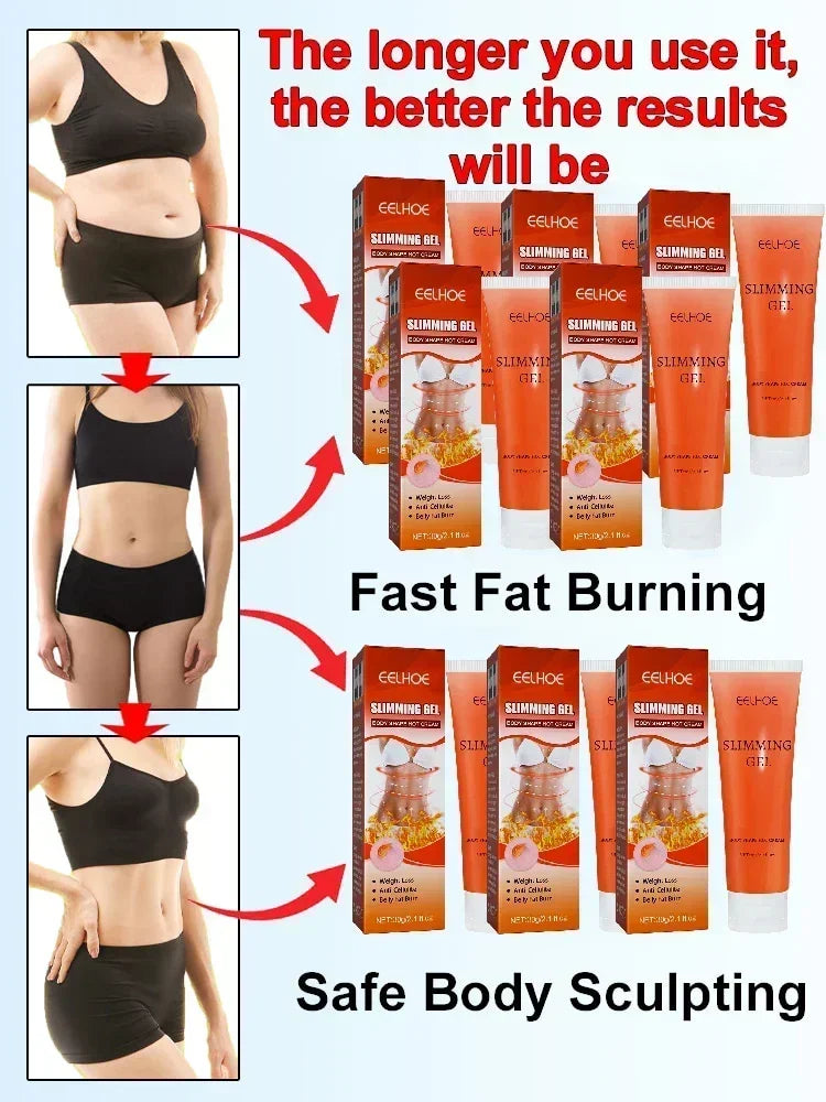 Slimming Gel Fat Burning  Full Body Sculpting Man 7 Days Powerful Weight Loss Woman Fast Belly