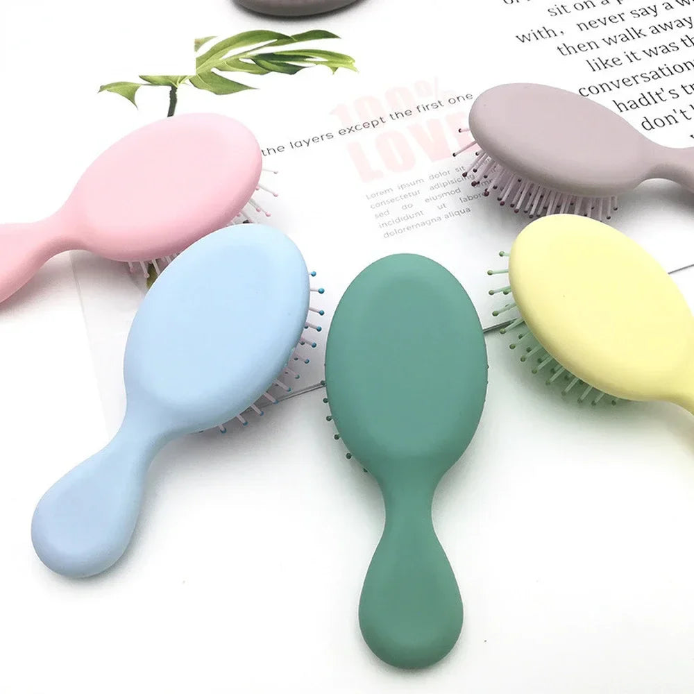 Small Air Cushion Untangling Comb Scalp Massage Anti Static Styling Wet Dry Children Smooth Hair Brush Hairdressing Care Tools