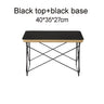 Small Sidetable LTR Low Table Plywood Rectangle Top Stainless Steel Frame Small Home Decoration Wire Base Table