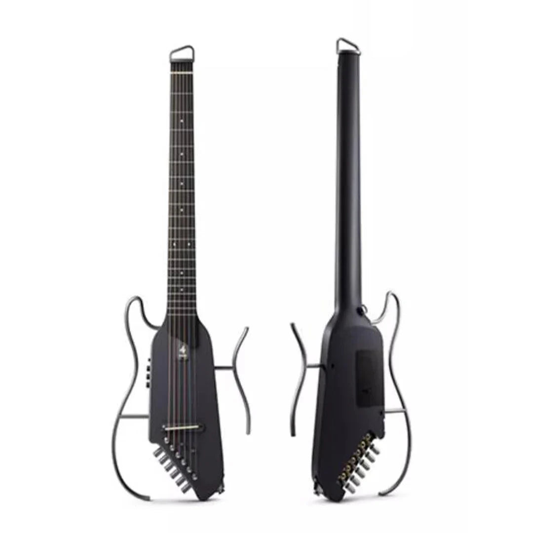 Smart Mute Guitar Travel Portable Detachable Ballad Headless Wooden Guitar with Speaker Guitar Parts and Accessories