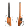 Smart Mute Guitar Travel Portable Detachable Ballad Headless Wooden Guitar with Speaker Guitar Parts and Accessories