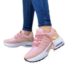 Sneakers 2024 New Fashion Wedge Platform Plus Size Casual Sports Shoes Women Lace-up Mesh Breathable Women's Vulcanized Shoes