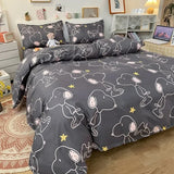 Snoopy Spring and autumn bedding set duvet cover sheet student dorm bed sheet boy bedsheet