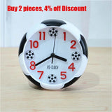 Soccer Table Decorative Football Ball Shaped Desk Clock For Outdoor Camping Desktop Bedsides Bedroom Birthday Soccer Fans Gift