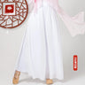 Solid Color Chiffon Elegant V-neck Suit Bandage Woman Dance Costume Hanfu Women Chinese Traditional Classical Tops Oriental 6XL