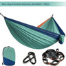 Solid Color Parachute Hammock with Hammock straps and Black carabiner Camping Survival travel Double Person outdoor furniture